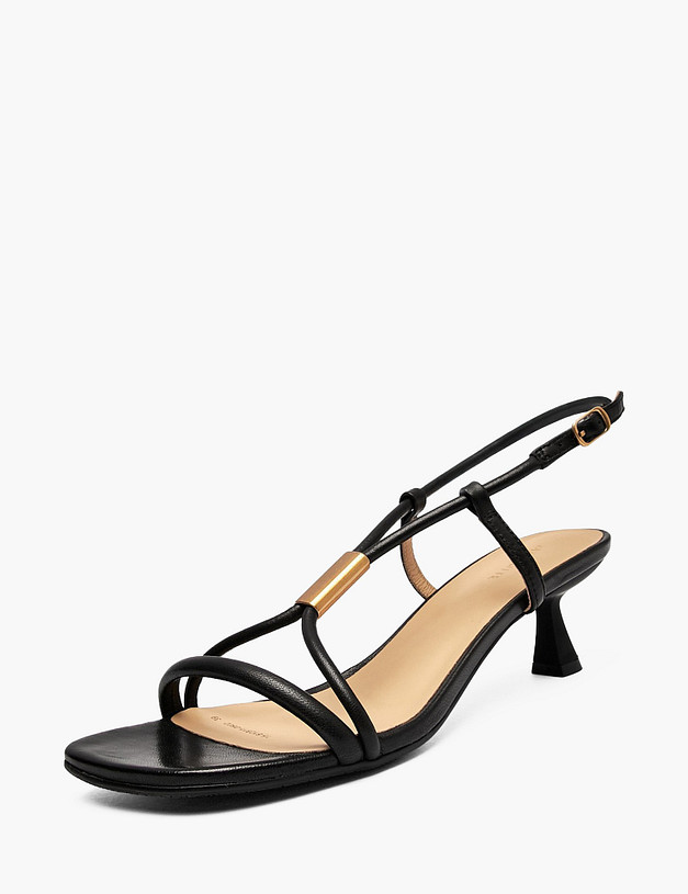 Черные женские босоножки MASCOTTE 15-612311-0502 | ракурс 2