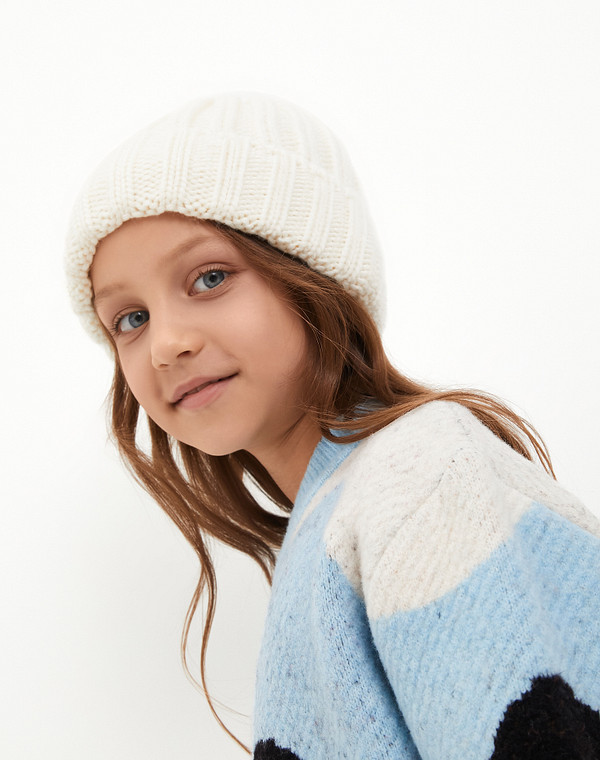 781-3246-501 Шапка мальч./девич. текстиль молочн, Mascotte JUNIOR