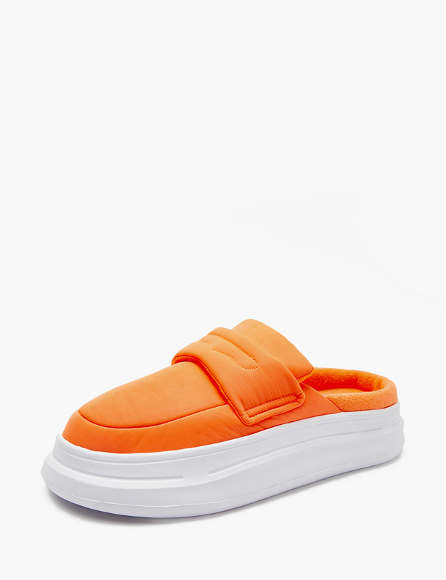 Оранжевые дутые женские сабо MASCOTTE 151-3205624-0213 | ракурс 4