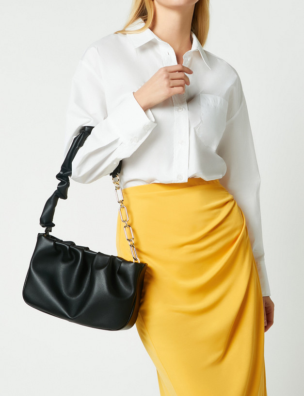 Черная женская сумка MASCOTTE 669-2106-102 | ракурс 1