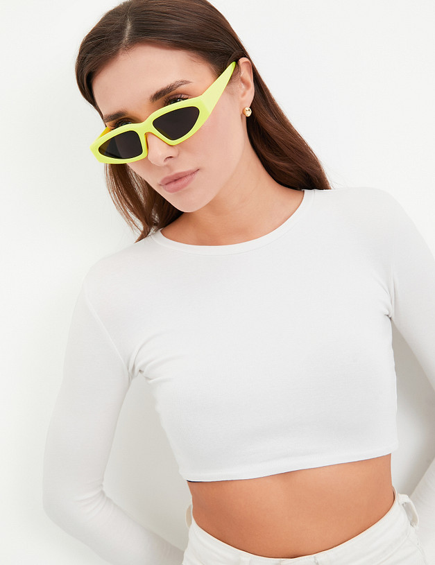 Желтые женские очки MASCOTTE 753-4116-7718 | ракурс 1