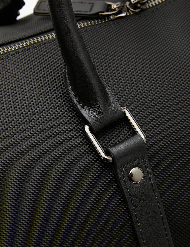Черная дорожная сумка MASCOTTE 604-4102-202 | ракурс 6 Черная дорожная сумка MASCOTTE 604-4102-202 | ракурс 6