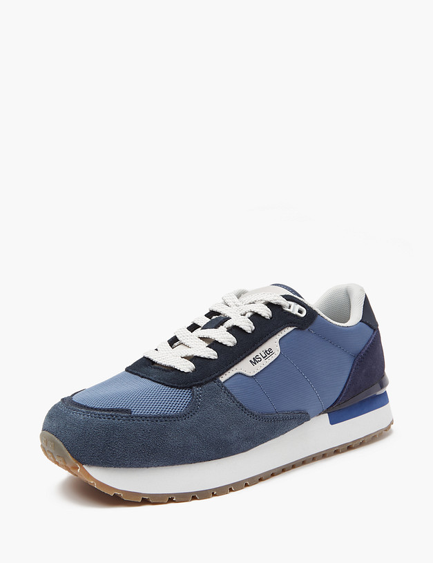 Синие женские кроссовки MASCOTTE 189-414121-0203 | ракурс 2