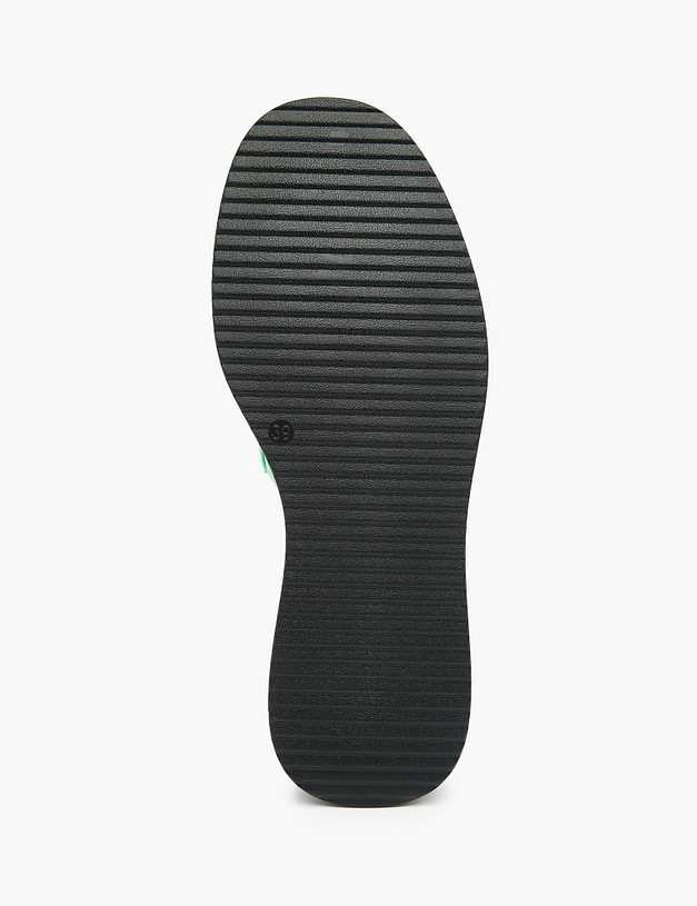 Зеленые женские сабо на платформе MASCOTTE 233-3183723-2404 | ракурс 5 Зеленые женские сабо на платформе MASCOTTE 233-3183723-2404 | ракурс 5