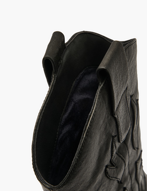 Черные женские казаки MASCOTTE 234-520321-0102 | ракурс 8