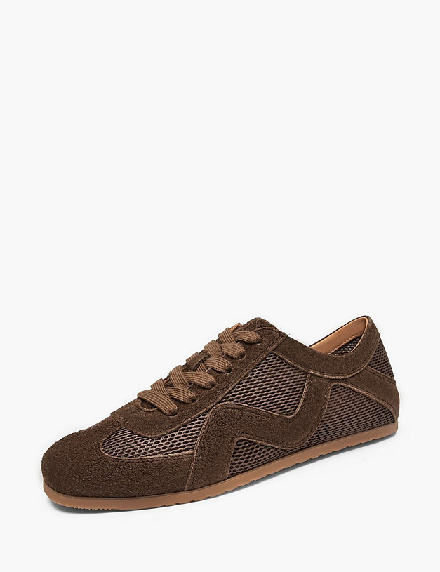 Коричневые женские кеды MASCOTTE 22-6101593-6602M | ракурс 2