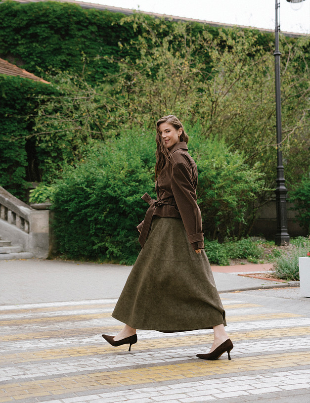 Коричневые женские туфли MASCOTTE 233-520511-0609 | ракурс 2