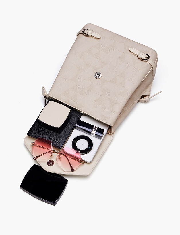 Бежевый женский рюкзак MASCOTTE 610-5105-601 | ракурс 6