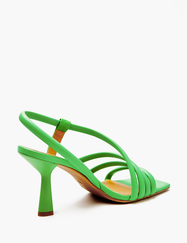 Зеленые женские босоножки MASCOTTE 126-412461-0604 | ракурс 3