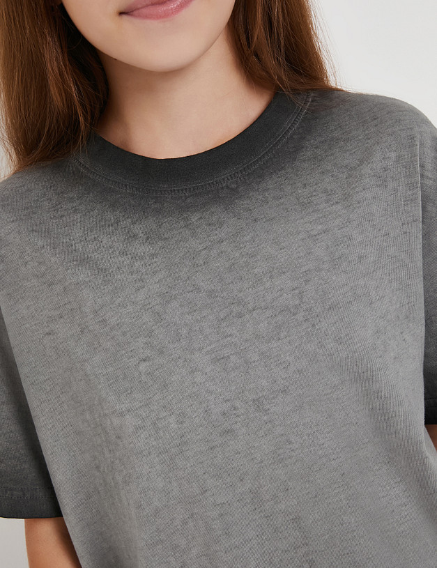 Графитовая детская футболка MASCOTTE 848-5120-2610 | ракурс 4