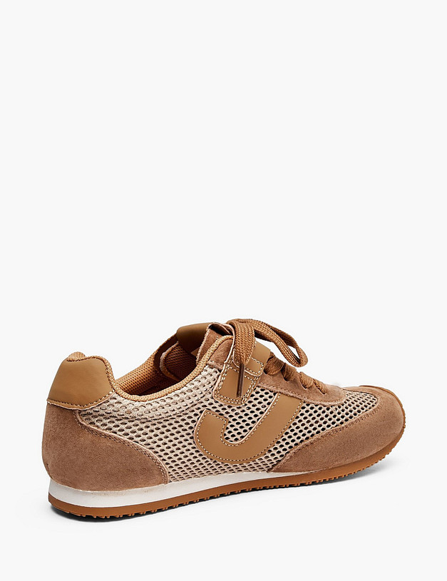 Коричневые детские кроссовки MASCOTTE 234-616721-0209 | ракурс 3