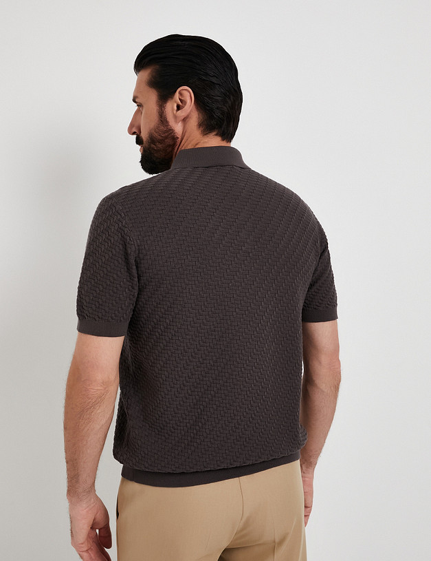 Серый мужской джемпер MASCOTTE 852-6110-2610 | ракурс 6