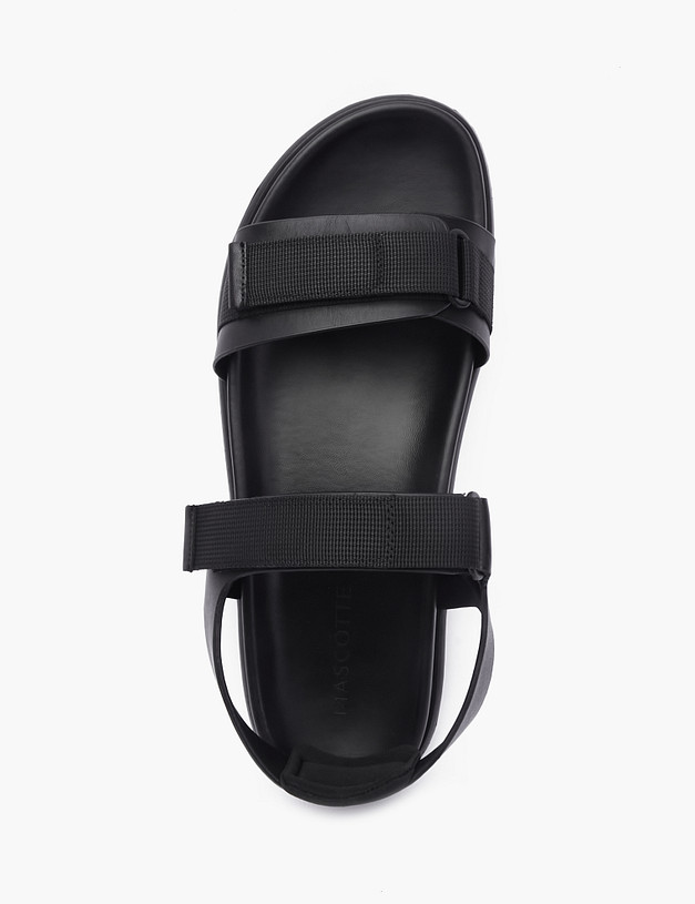 Черные мужские сандалии MASCOTTE 128-213665-0102 | ракурс 5