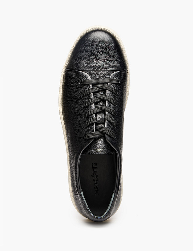 Черные мужские полуботинки MASCOTTE 175-613811-0102 | ракурс 4
