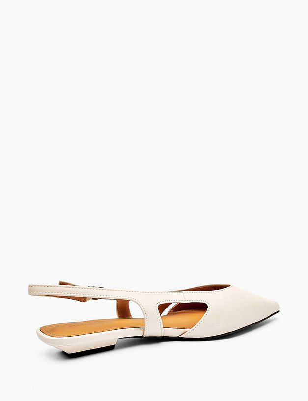 Молочные женские туфли MASCOTTE 233-6103316-0501 | ракурс 3