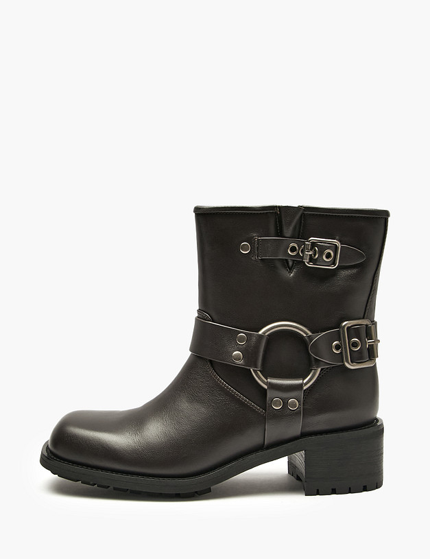 Коричневые женские ботинки MASCOTTE 175-5280521-7171M | ракурс 1