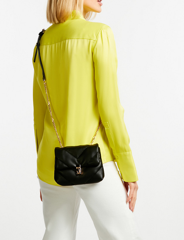 Черная женская сумка кросс-боди MASCOTTE 670-2102-602 | ракурс 1