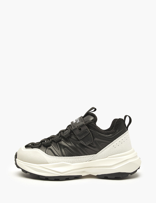 Черные кроссовки для девочек MASCOTTE 64-522621-0602 | ракурс 3