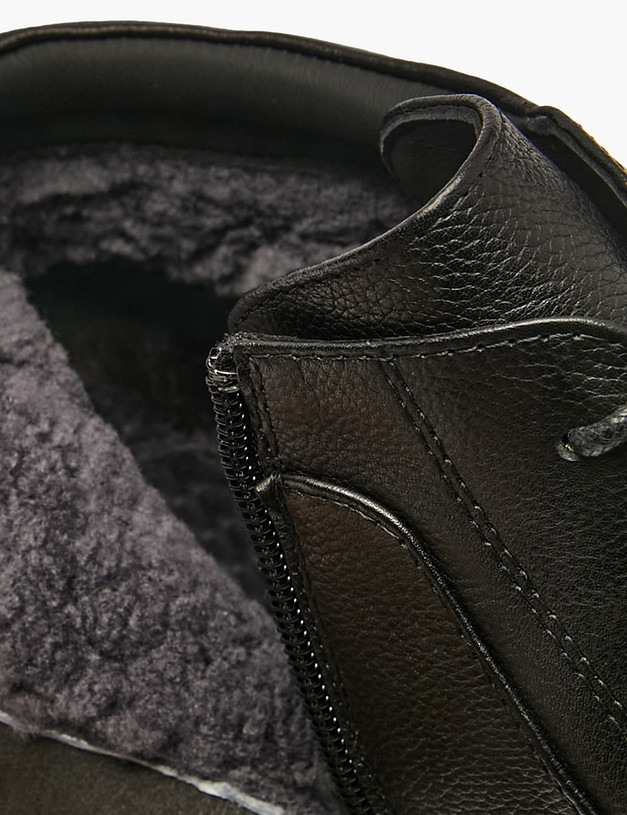 Черные мужские зимние ботинки MASCOTTE 142-521131-0102 | ракурс 6