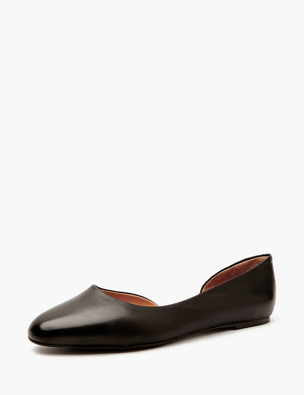 Черные женские балетки MASCOTTE 233-4123411-3501M | ракурс 2