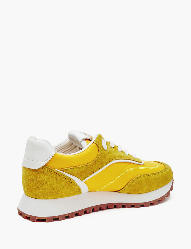 Желто-зеленые женские кроссовки MASCOTTE 47-410421-0204 | ракурс 3