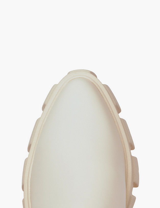 Молочные кожаные женские челси MASCOTTE 233-3202021-7115M | ракурс 6 Молочные кожаные женские челси MASCOTTE 233-3202021-7115M | ракурс 6