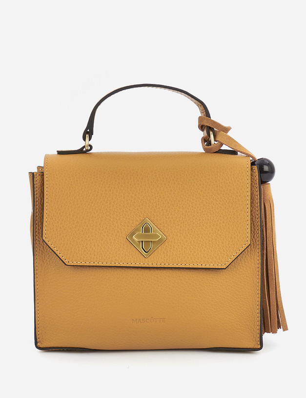 Желтая женская сумка MASCOTTE 697-1208-118 | ракурс 2
