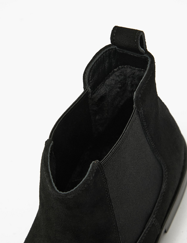 Черные мужские велюровые челси MASCOTTE 175-521921-0202 | ракурс 7