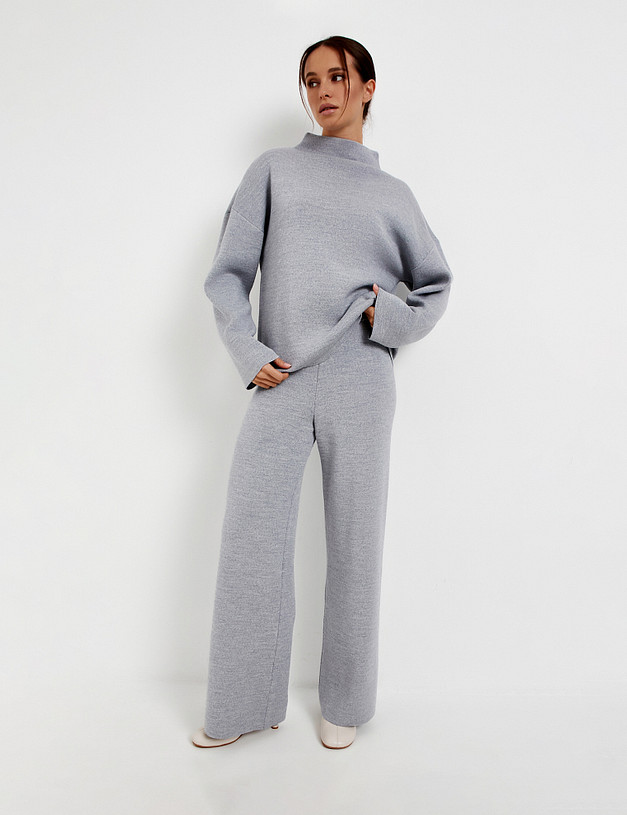 Серый женский костюм MASCOTTE 990-5202-7510 | ракурс 3