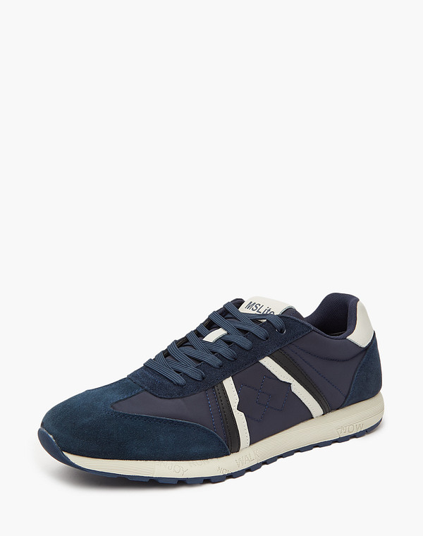 189-3215022-0203 Полуботинки для активного отдыха мужские текстиль-велюр/текстиль синий-серый, Mascotte Lite