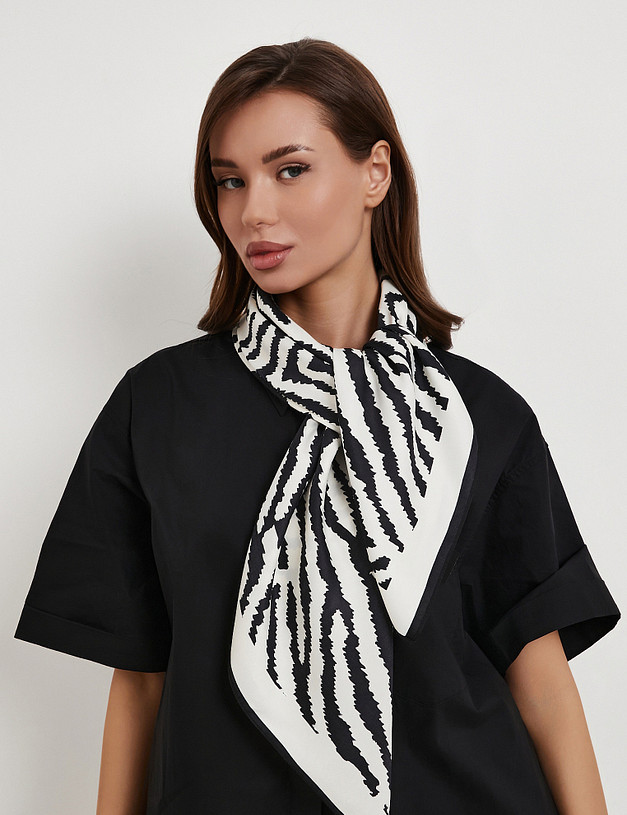 Женский платок с принтом MASCOTTE 766-6116-2421 | ракурс 1