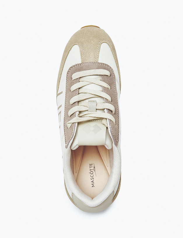 Бежевые женские кроссовки MASCOTTE 189-2125025-0208 | ракурс 4