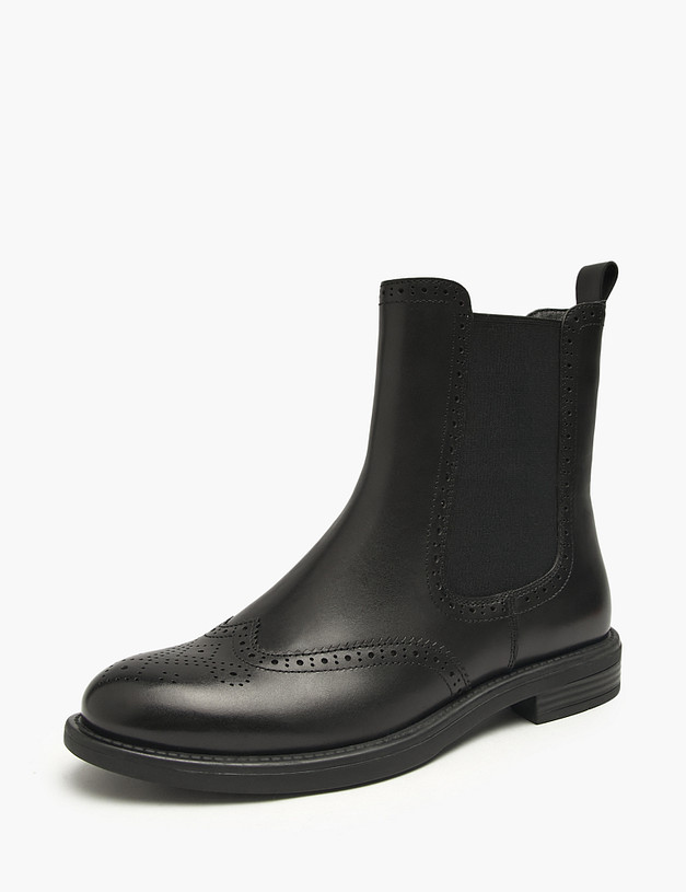 Черные женские челси MASCOTTE 58-520823-0102 | ракурс 2