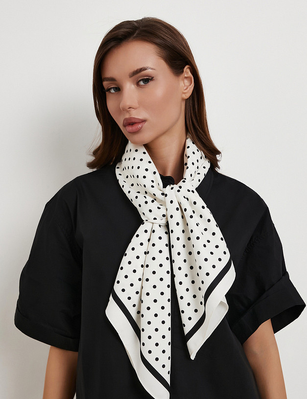 Белый женский платок MASCOTTE 766-6114-2421 | ракурс 1