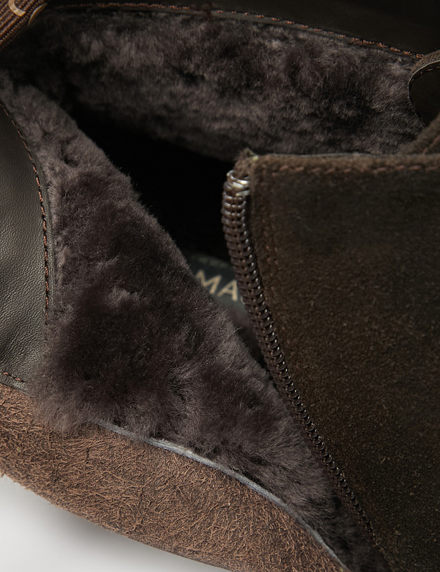Коричневые мужские зимние ботинки MASCOTTE 175-523733-2228M | ракурс 6