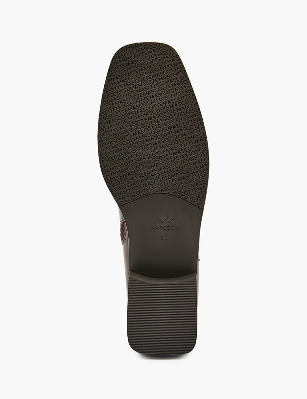 Бордовые женские ботинки MASCOTTE 126-524721-7113M | ракурс 7