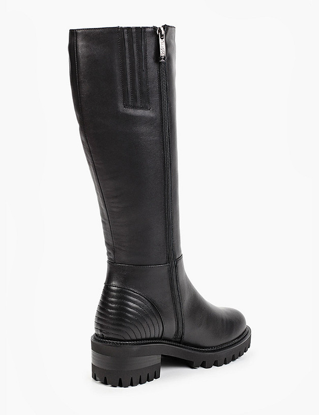 Черные женские зимние сапоги MASCOTTE 99-125232-0102 | ракурс 3