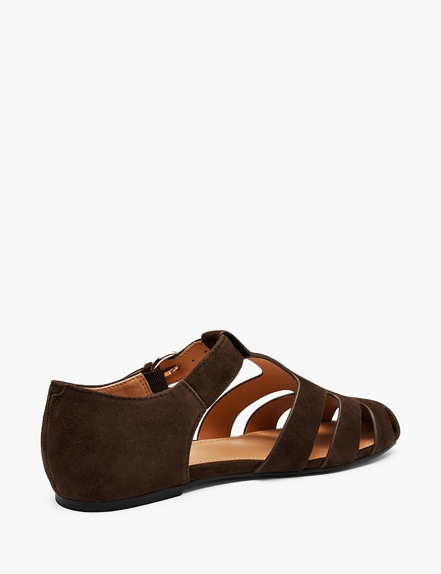 Коричневые женские сандалии MASCOTTE 234-611011-4680M | ракурс 3