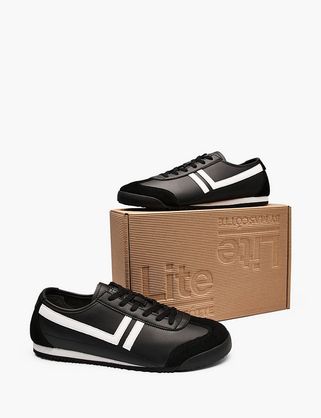 Черные мужские полуботинки MASCOTTE 189-610521-0602 | ракурс 6