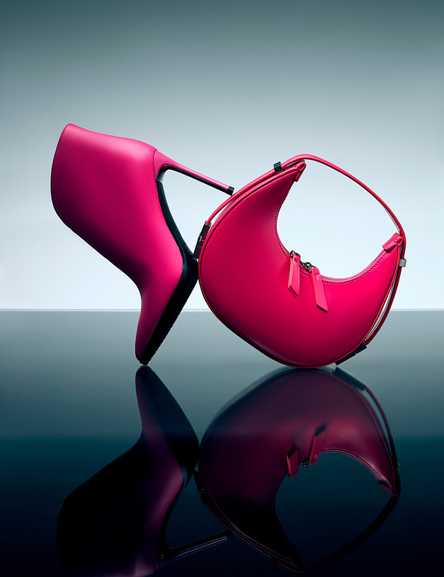 Розовые женские ботильоны на высоком каблуке MASCOTTE 100-410121-7145M | ракурс 1