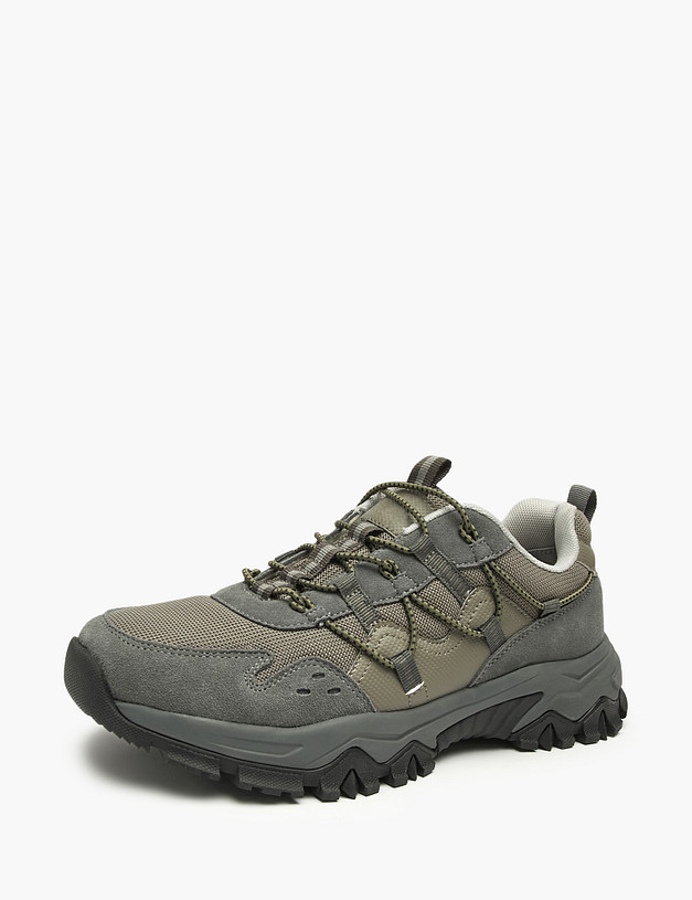 Оливковые мужские кроссовки MASCOTTE 64-523121-0210 | ракурс 2