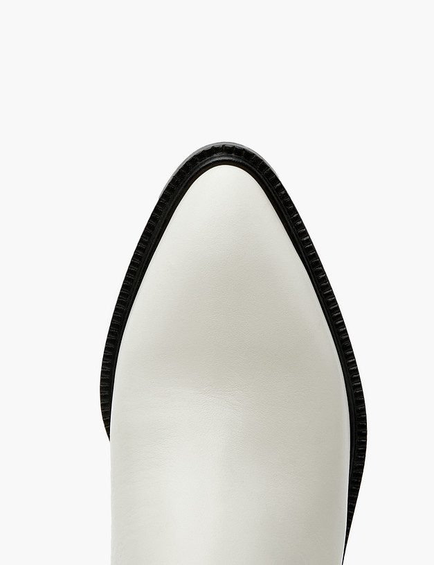 Молочные женские сапоги MASCOTTE 172-3201621-7115M | ракурс 5 Молочные женские сапоги MASCOTTE 172-3201621-7115M | ракурс 5