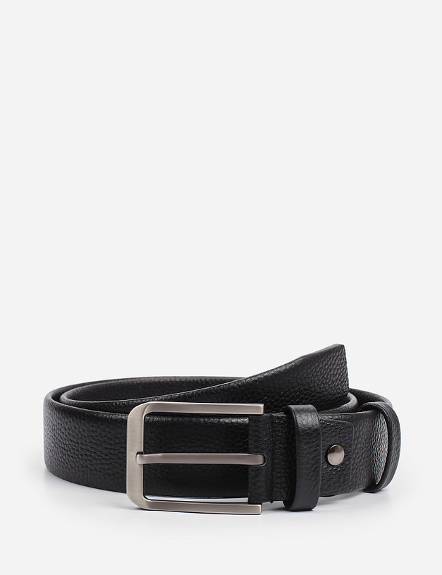 Черный мужской ремень MASCOTTE 727-0245-102 | ракурс 2