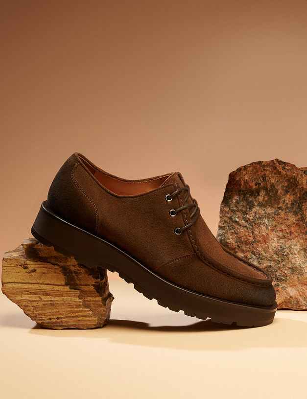 Коричневые мужские полуботинки MASCOTTE 175-3290811-2217M | ракурс 1