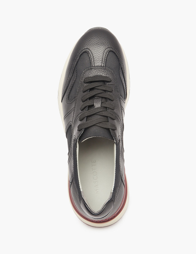 Черные мужские кроссовки MASCOTTE 22-5150613-0102 | ракурс 4 Черные мужские кроссовки MASCOTTE 22-5150613-0102 | ракурс 4