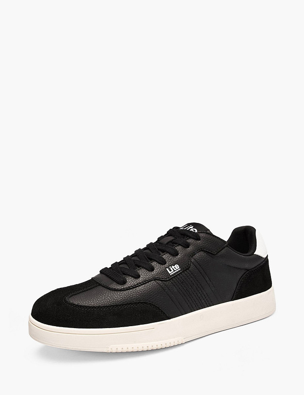 Черные мужские полуботинки MASCOTTE 189-611021-0602 | ракурс 2