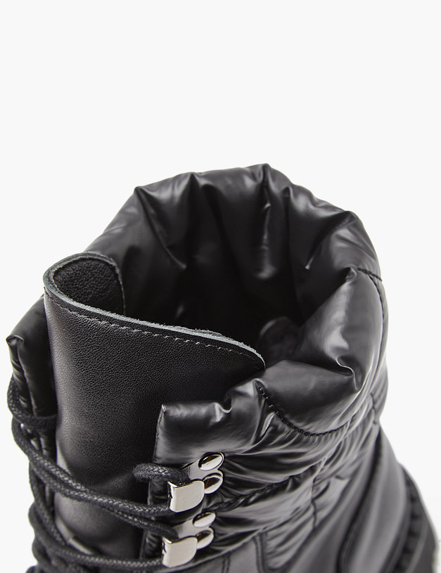 Черные женские зимние ботинки MASCOTTE 233-3201734-3100M | ракурс 6