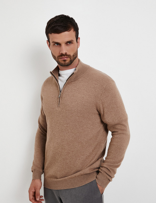 Мужской джемпер цвета капучино MASCOTTE 971-5206-509 | ракурс 3