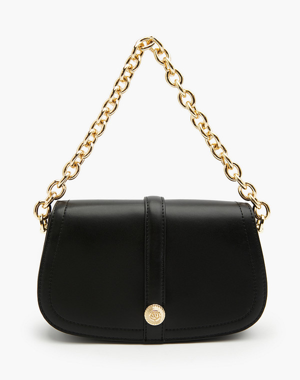 642-3114-602 Сумка женская и.кожа/текстиль черн, S, Mascotte