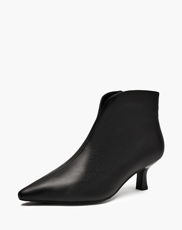 94-610721-3501M Ботинки женские нат.кожа/ворсин черн, Mascotte